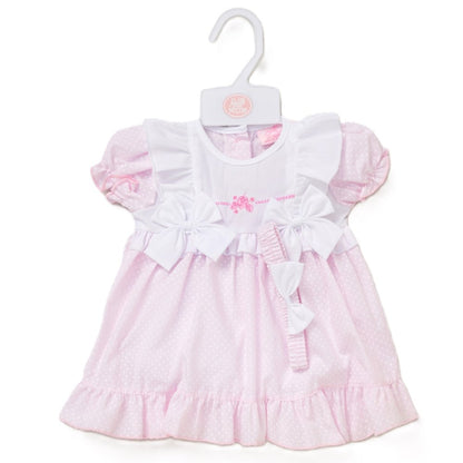 3pc Baby Girls Dress Set - Bows (9-24m) (PK6) F09179INF