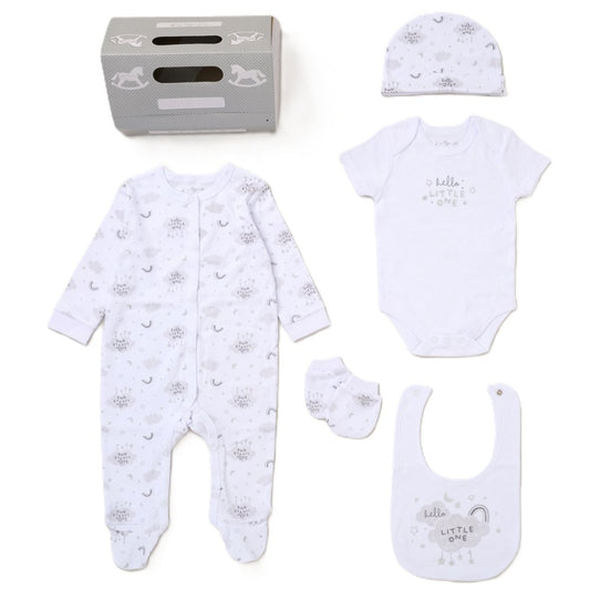 Baby 6pc Mesh Bag Gift Set - Hello Little One (NB-6m) (PK4) F10688