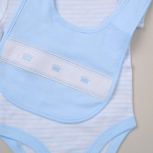 Baby 6pc Mesh Bag Gift Set - Crown/Prince (NB-6m) (PK4) F10713