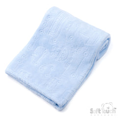 Embossed Wrap - Car/Blue (75x100cm) (PK6) FBP305-B