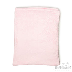 Embossed Wrap - Bunny/Pink (75x100cm) (PK6) FBP305-P