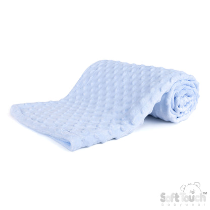 Bubble Fleece Back Wrap - Sky Blue (PK4) FBP80-BP-B