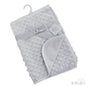 Bubble Fleece Back Wrap - Grey (PK1) FBP80-G (Satin Trim)
