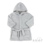 Embossed Hooded Robe - Grey/Animal (6-12m) (PK4) FBR305G