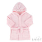 Embossed Hooded Robe - Pink/Bunny (6-12m) (PK4) FBR305P