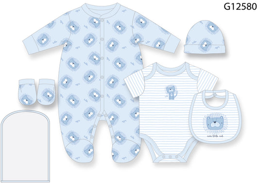 5pc Gift Set - Cute Little Cub (NB-6m) (PK4) G12580