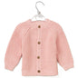 Baby Cotton Knit Embroidered Cardigan - Pink/Hello (PK6) (0-12m) G12762NB