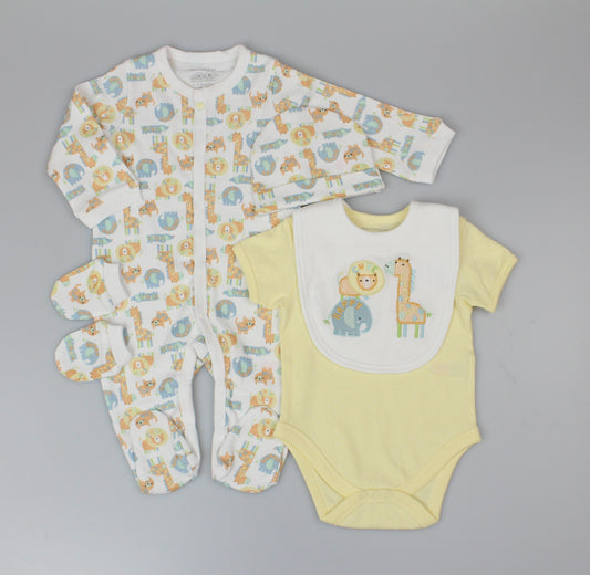 Baby 5 Pieces Gift Set - Kawaii Jungle (0 to 9 Months) (PK6) H13627