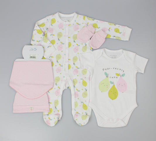 Baby Girls 5pc Gift Set -  (0-9m) (PK6) H13641