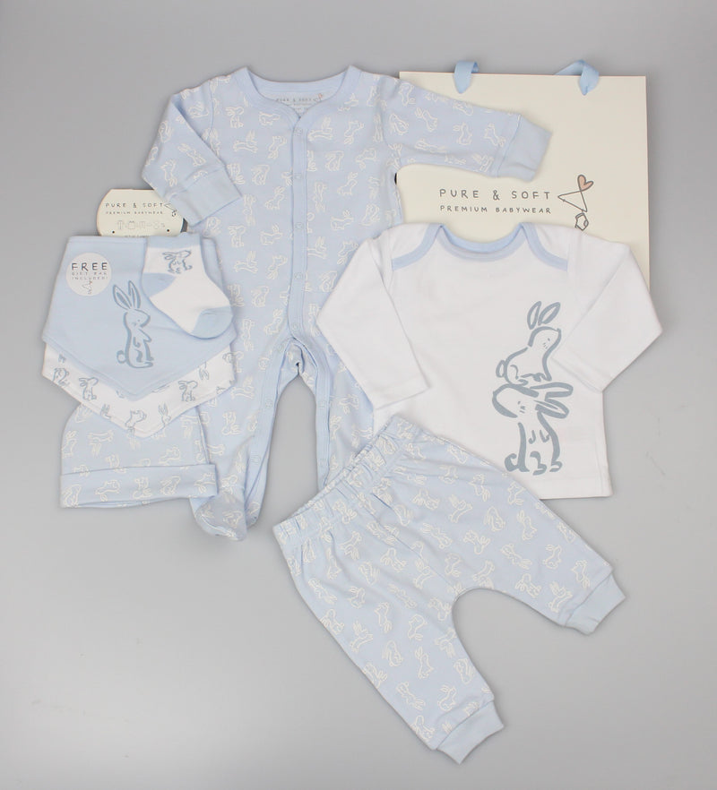 7pc Bag Gift Set - (0-6 Months) (PK6) H13670