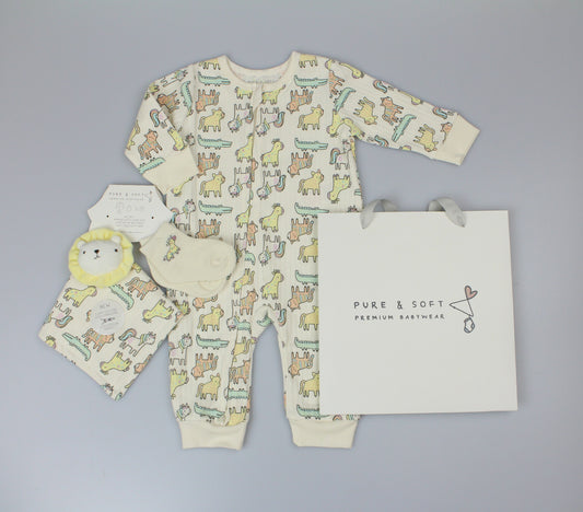 3pc Gift Set - Animals (0-9m) (PK6) J13852