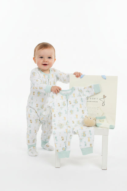 Baby Gift Set - Teddy (0-6m) (PK6)  M15856