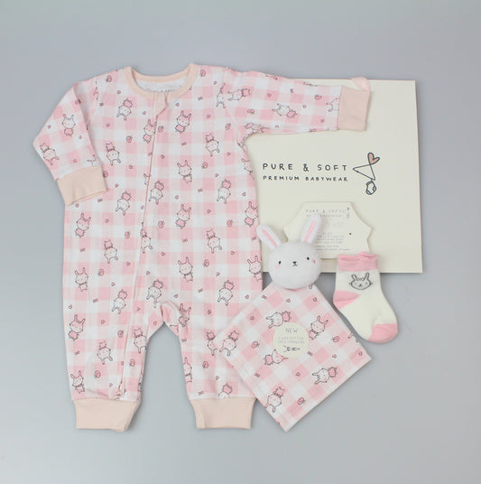3pc Gift Set - Pink Bunny  (0-9m) (PK6) M15857