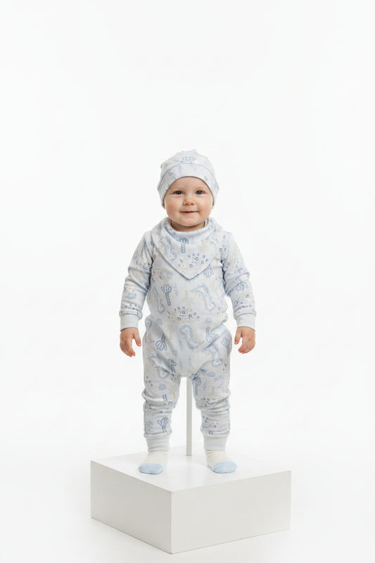 4pc Gift Set w/Bag - Dino (0-6m) (PK6) M15872