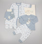 7pc Baby Mesh Bag Gift Set - Blue Puppy (PK6) (0-6m) N14707