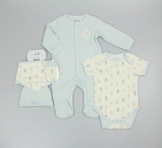 5pc Gift Set - Blue Teddy (0-9m) (PK6) N14772