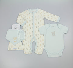 5pc Gift Set - Blue Teddy (0-9m) (PK6) N14773