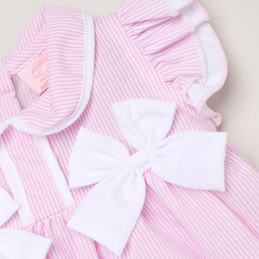 Baby Girls Dress, Pant & Headband Set - Bows/Stripe (9-24m) (PK6) H12800INF