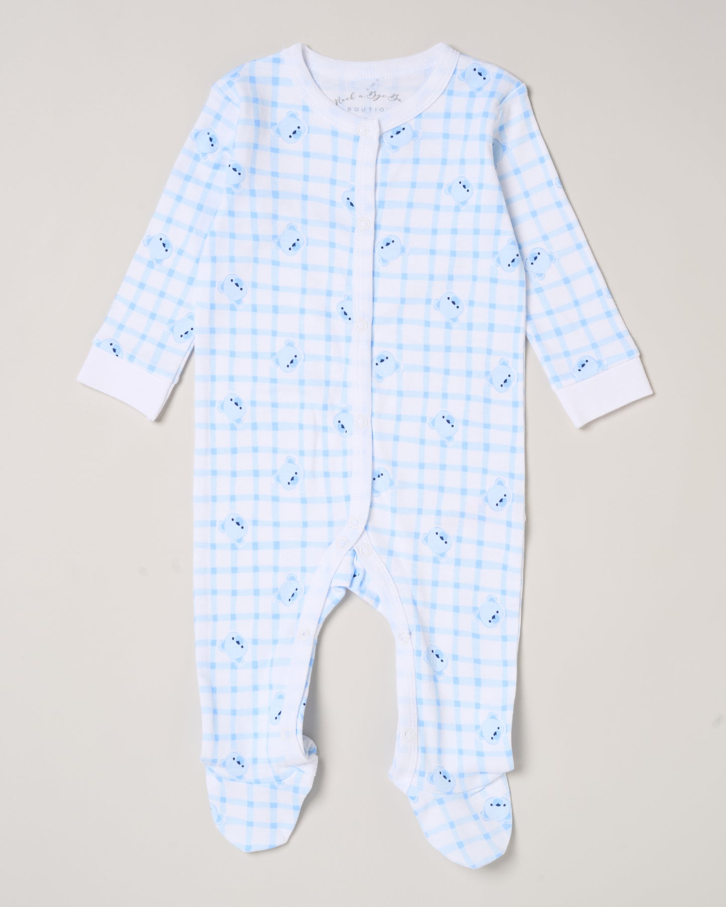 5pc Baby Mesh Bag Gift Set - Blue Happy Bear (PK4) (NB-6m) H12814NB