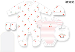 5pc Gift Set - Cherries (NB-6m) (PK4) H13293