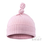 Ribbed Knot Hat - Dusty Pink (0-6m) (PK6) H4600DP