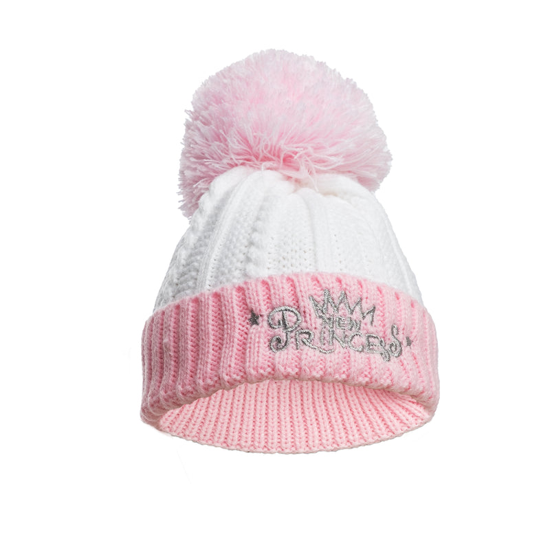 Cable Knit Infants Turnover Hat - Little Princess (NB-12) (PK6) H684-P