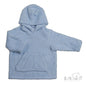 Childrens Waffle Hoodie - Blue (3-6yrs)(PK6) HD210b