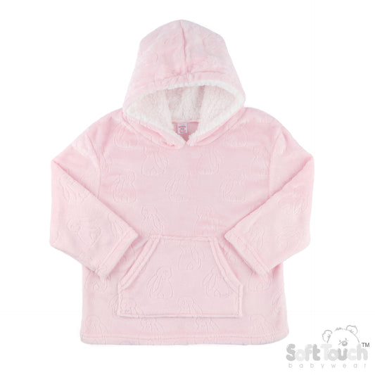 Embossed Hoodies - Pink/Bunny (6-24m) (PK4) HD305p