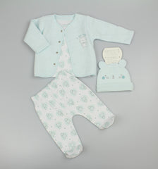 4pc Quilted Jacket Set - 