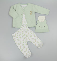4pc Quilted Jacket Set - Dino (PK6) (0-6m) N14732