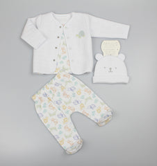 4pc Quilted Jacket Set - Turtle (PK6) (0-6m) N14738