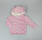 Baby Plush Fleece Hooded Jacket - Floral (6-24M) (PK6) H33566