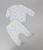 Baby Boys 2pc Cotton Rib Top/Jogger Set - Sky (0-6m) (PK6) J13803