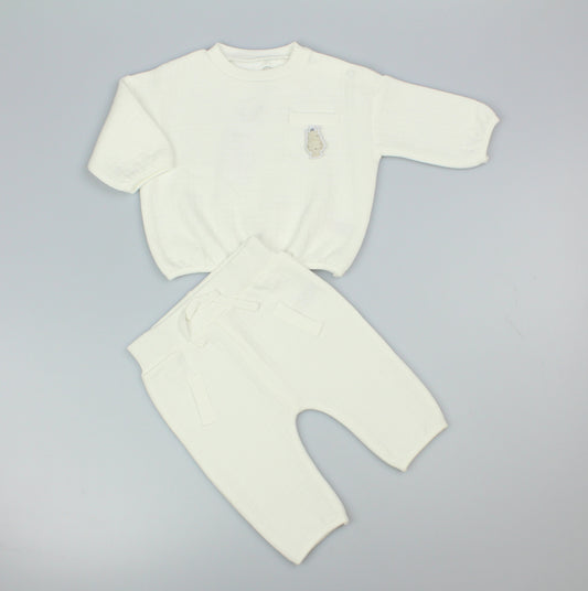 Baby Boys 2pc Set - Off-White (0-9m) (PK6)  M15963