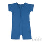 Ribbed Short Sleeved Jumpsuit - Azure (0-3m) (PK6) - JS4600-AZ