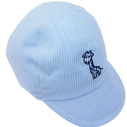 BABY BOYS GIRAFFE EMBLEM CAP (3-12 Months) (PK12) 0373-2