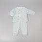 Boys 3pc jacket set nursery ottoman (0-6 Months) (PK6) E13312