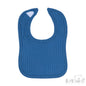 Ribbed Velcro Bibs - Azure (35x22cm) (PK12) P4600AZ