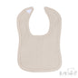 Ribbed Velcro Bibs - Biscuit (35x22cm) (PK12) P4600BI