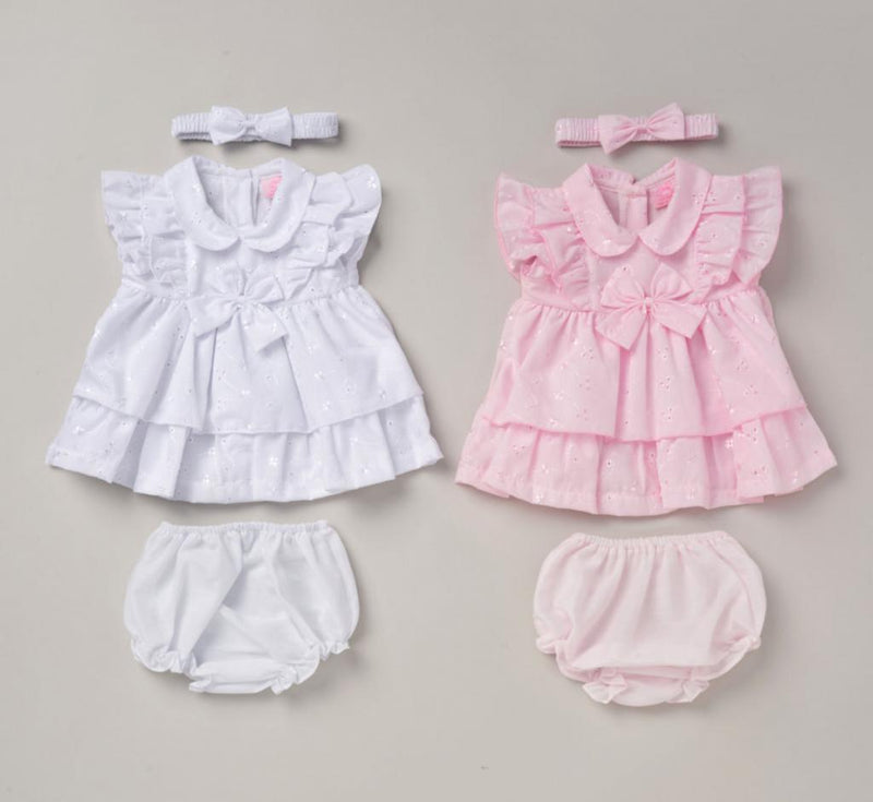 Broderie Anglaise Dress Set (6-24m) (PK6) D06363B