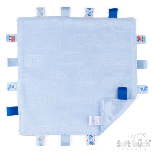 Embossed Taggie Comforter - Blue (PK6) RC305-b