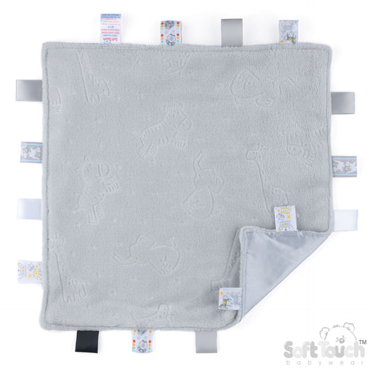 Embossed Taggie Comforter - Grey (PK6) RC305-G