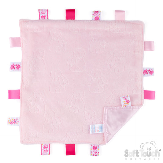 Embossed Taggie Comforter - Pink (PK6) RC305-P