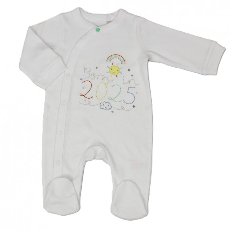 Baby Cotton Sleepsuit - Born in 2025 - (NB-3M) (PK6) H03601