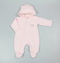 Baby Plain Hooded All in One - Pink (0-9m) (PK6)  M15951