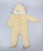Baby Zipped Plush Fleece Pramsuit - Polka (3-12m) (PK6) M26078