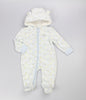 Baby Fleece Pram set - Blue Jungle (PK6) (3-12m) N24663