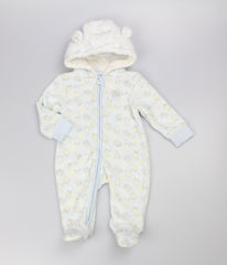 Baby Fleece Pram set - Blue Jungle (PK6) (3-12m) N24663