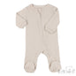 Ribbed Sleepsuit - Biscuit (0-3m) (PK6) - SS4600-BI-03