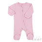 Ribbed Sleepsuit - Dusty Pink (0-3m) (PK6) - SS4600-DP-03